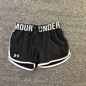 Under Armour Youth Running Shorts Black YSM HeatGear